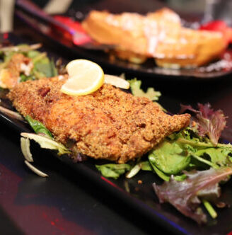 Deep Fried Catfish at Fin and Feathers