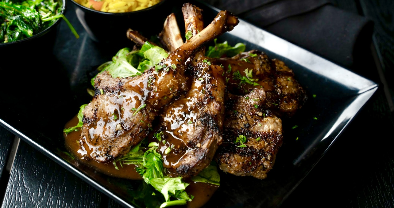 Lamb Chops & Eggs at Fin and Feathers
