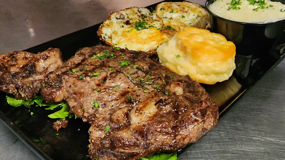 Steak & Eggs at Fin and Feathers
