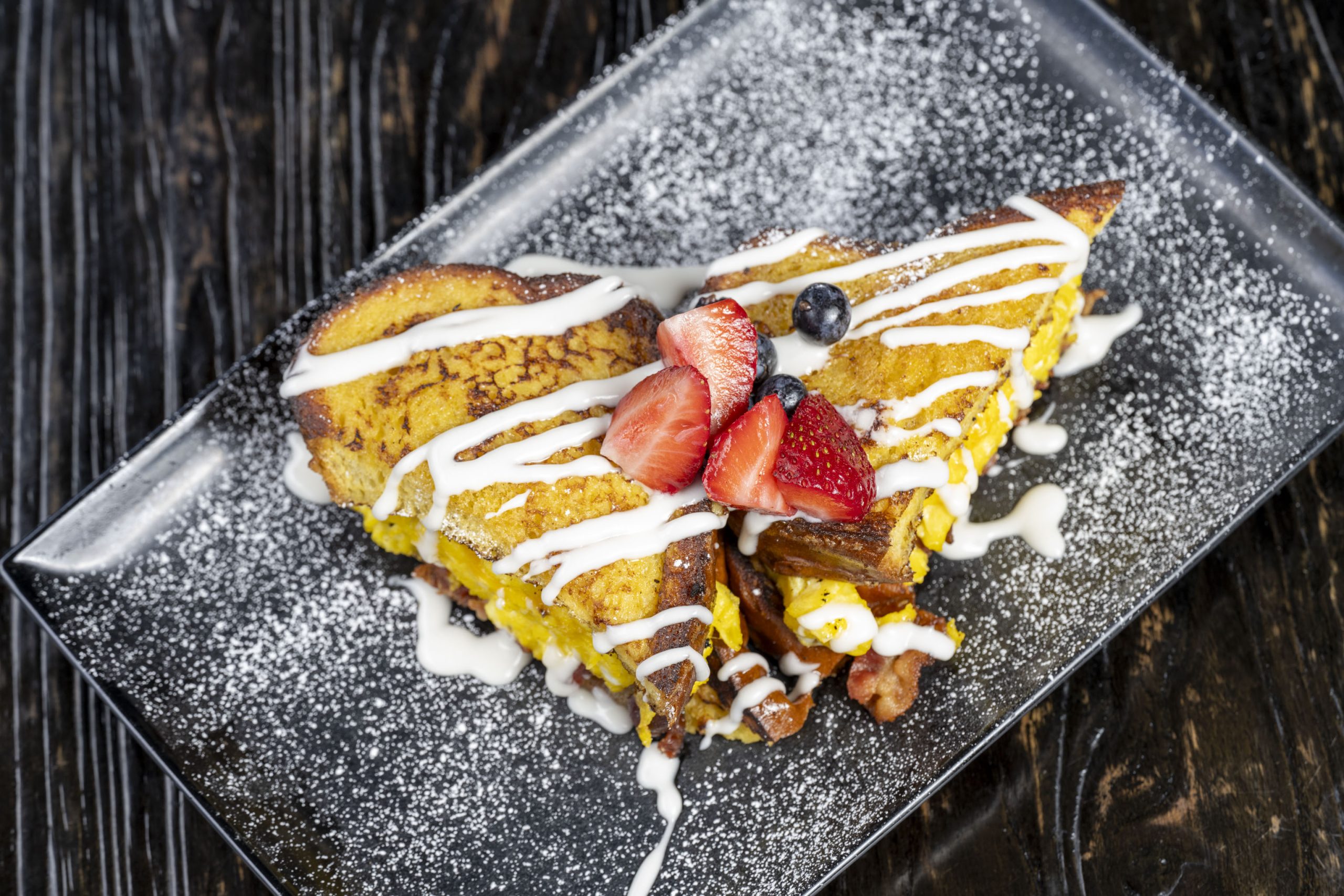 Ultimate French Toast Sandwich at Fin and Feathers